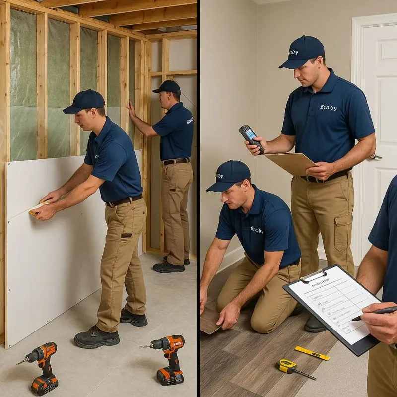 Repairs and Reconstruction process in Marlinton, WV